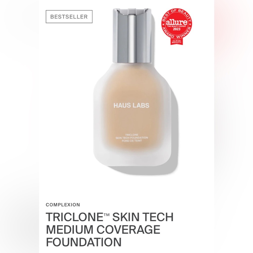 Haus Labs triclone skin tech medium coverage foundation NEW UNOPENED